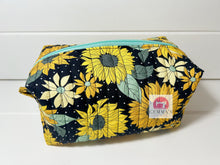 Load image into Gallery viewer, Sunflower Quilted Pouch