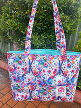 Load image into Gallery viewer, Rainbow Dragonfly Tote Bag