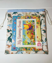 Load image into Gallery viewer, Dinosaur Library Bag