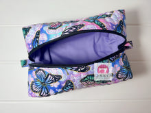 Load image into Gallery viewer, Rainbow Butterfly Quilted Pouch