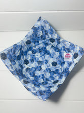 Load image into Gallery viewer, Blue Geometric Bowl Cozy