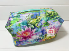 Load image into Gallery viewer, Floral Frog Quilted Pouch
