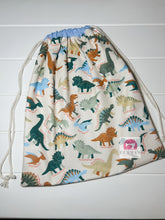 Load image into Gallery viewer, Dinosaur Library Bag