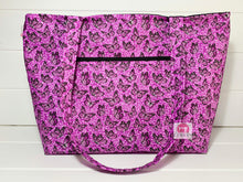Load image into Gallery viewer, Purple Butterfly Tote Bag