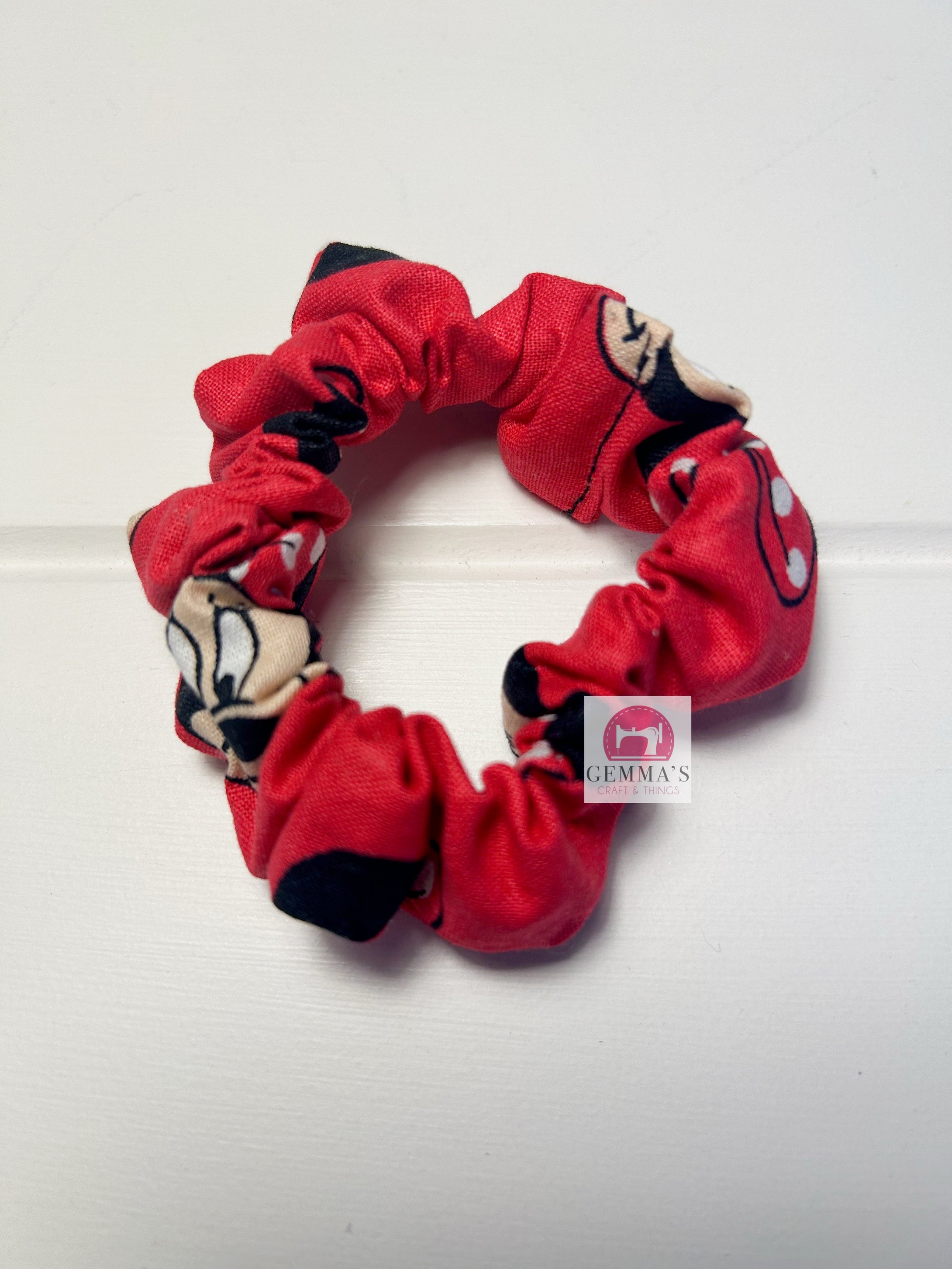 Red Mouse Mini Scrunchies