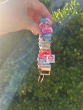 Load image into Gallery viewer, Rainbow Scrunchie Wristlet
