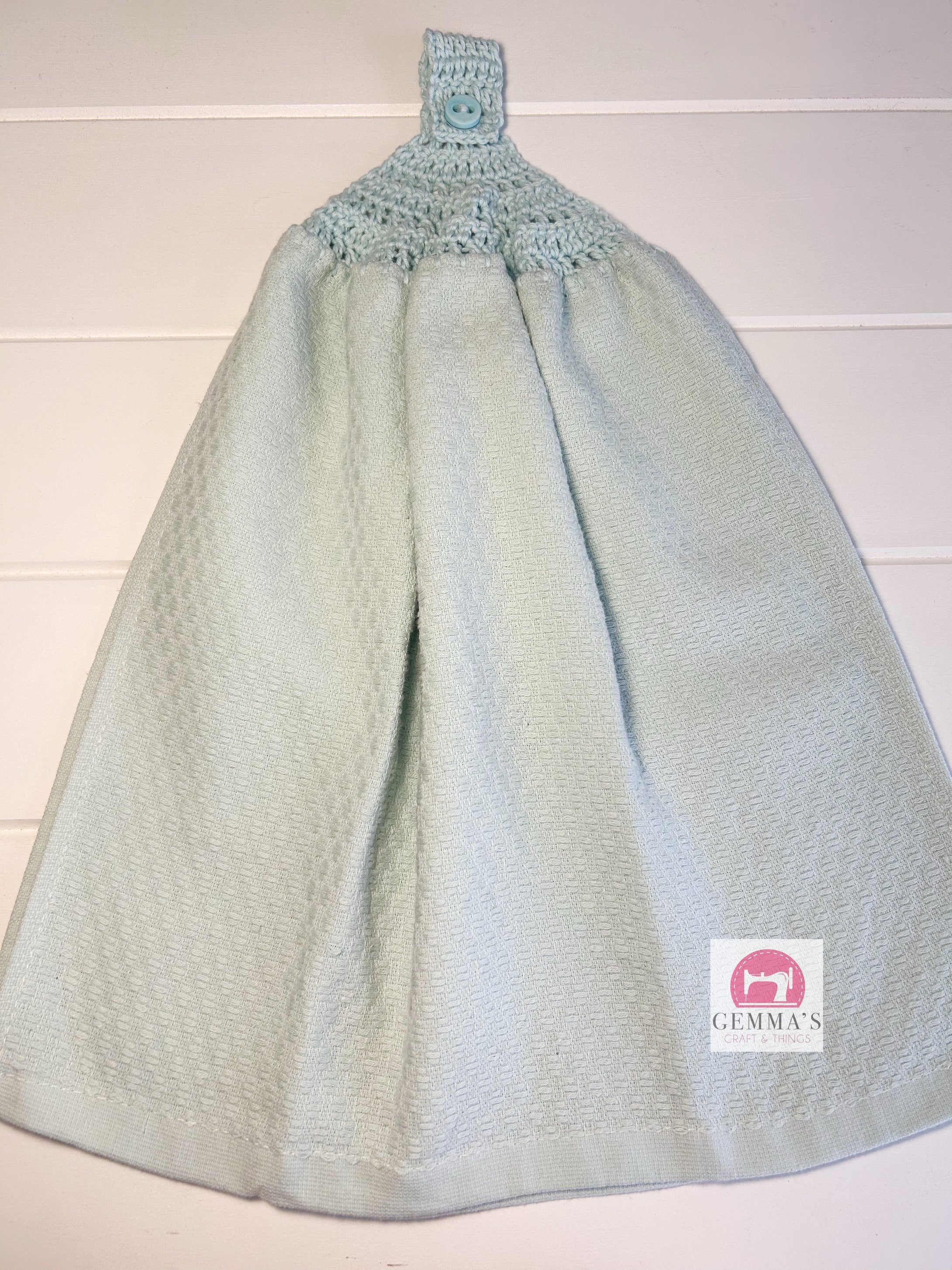 Mint Patterned Tea Towel