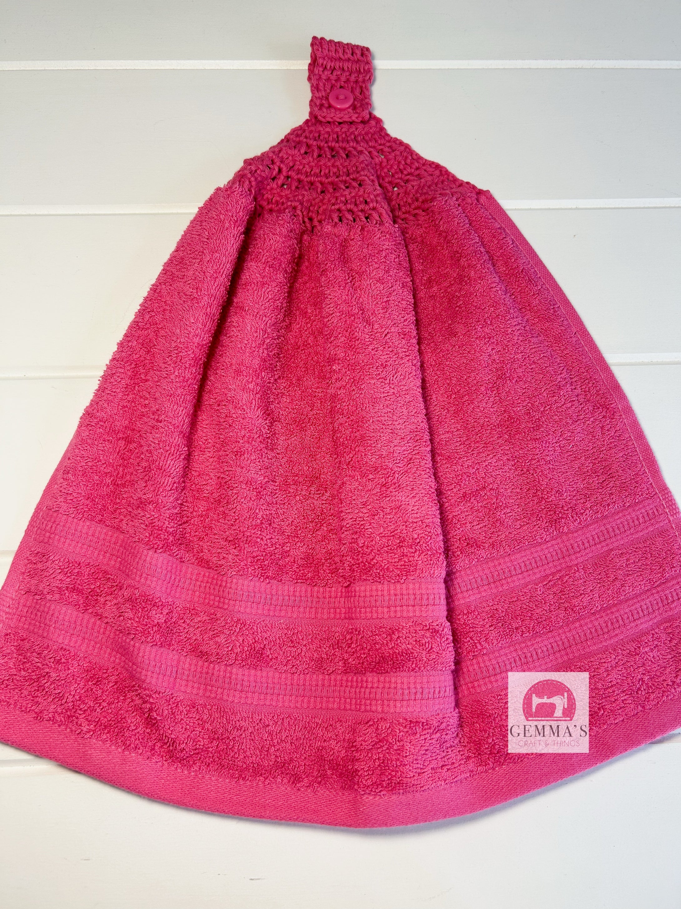 Hot Pink Tea Towel