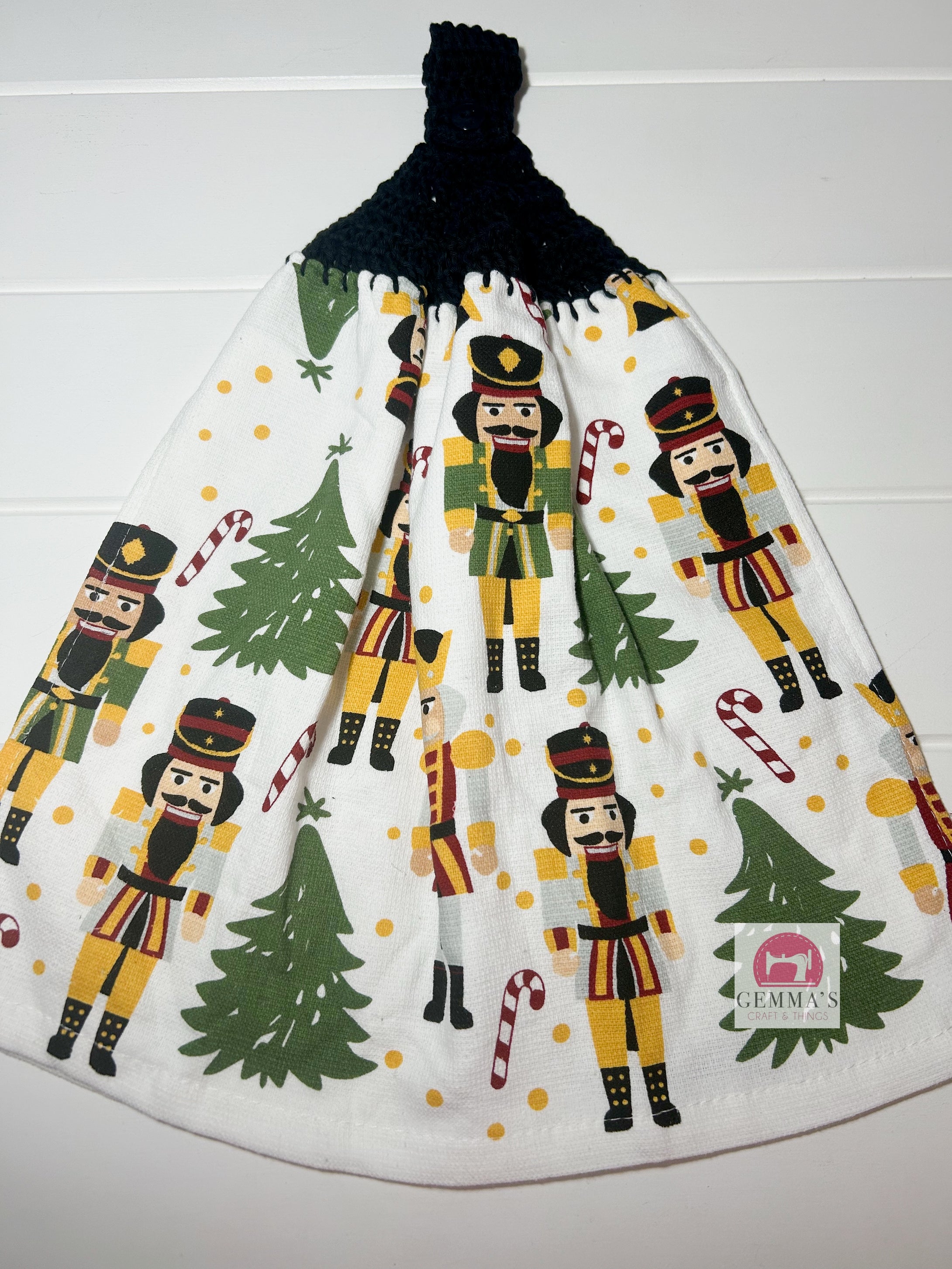 Nutcracker Christmas Tea Towel