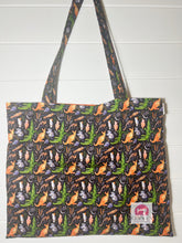 Load image into Gallery viewer, Black Aussie Animal Shopping Bag
