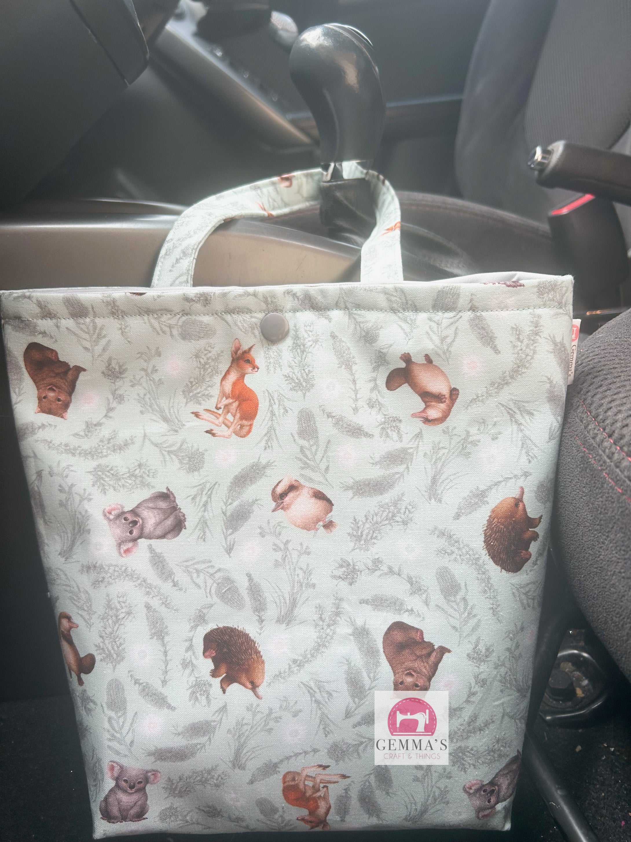 Aqua Aussie Animal Car Bin Bag