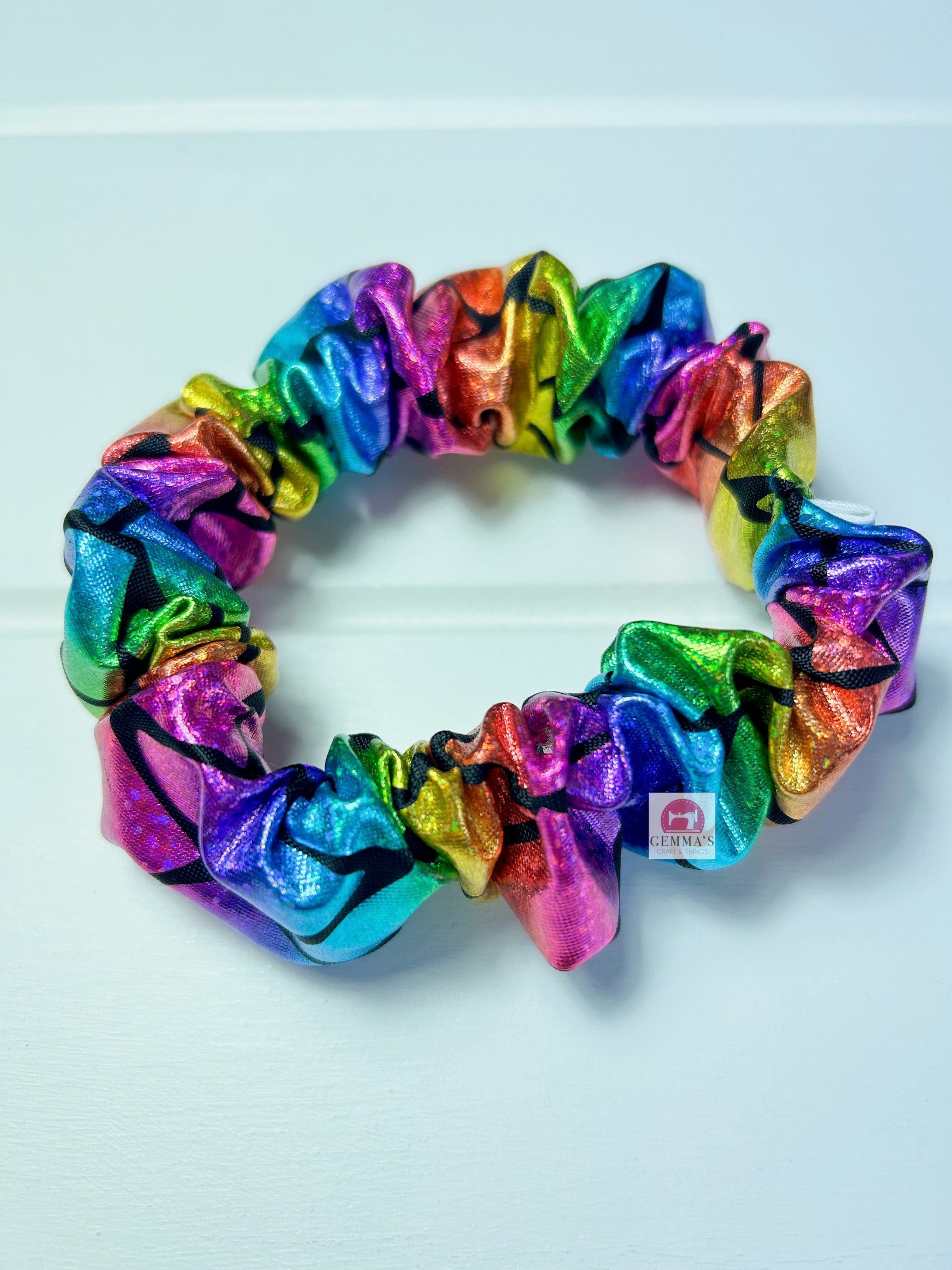 Rainbow Mermaid Scrunchie