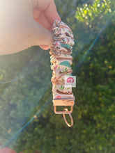 Load image into Gallery viewer, Floral Sloth Scrunchie Wristlet
