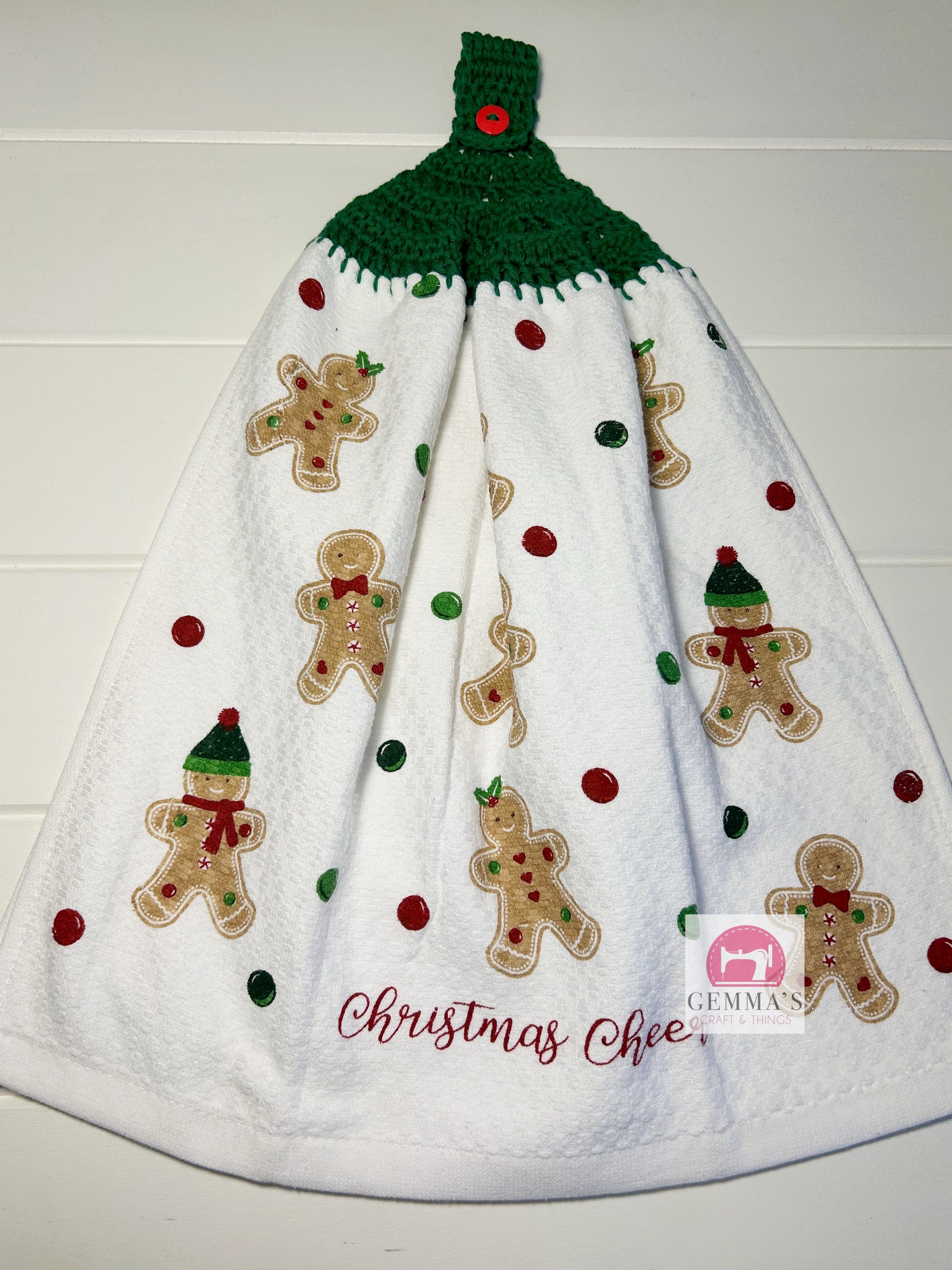Gingerbread Man Tea Towel