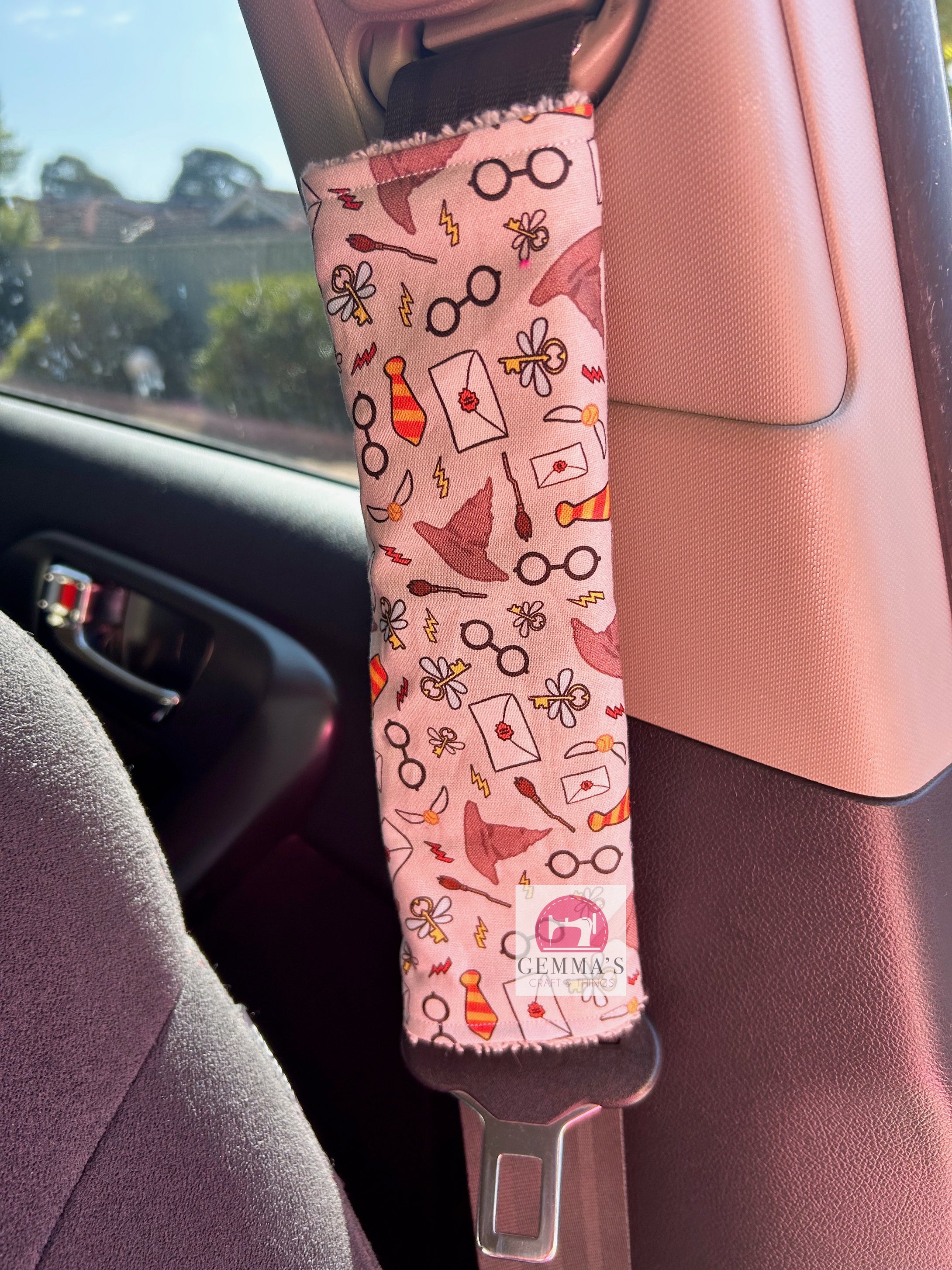 Grey Wizard Seatbelt Cover