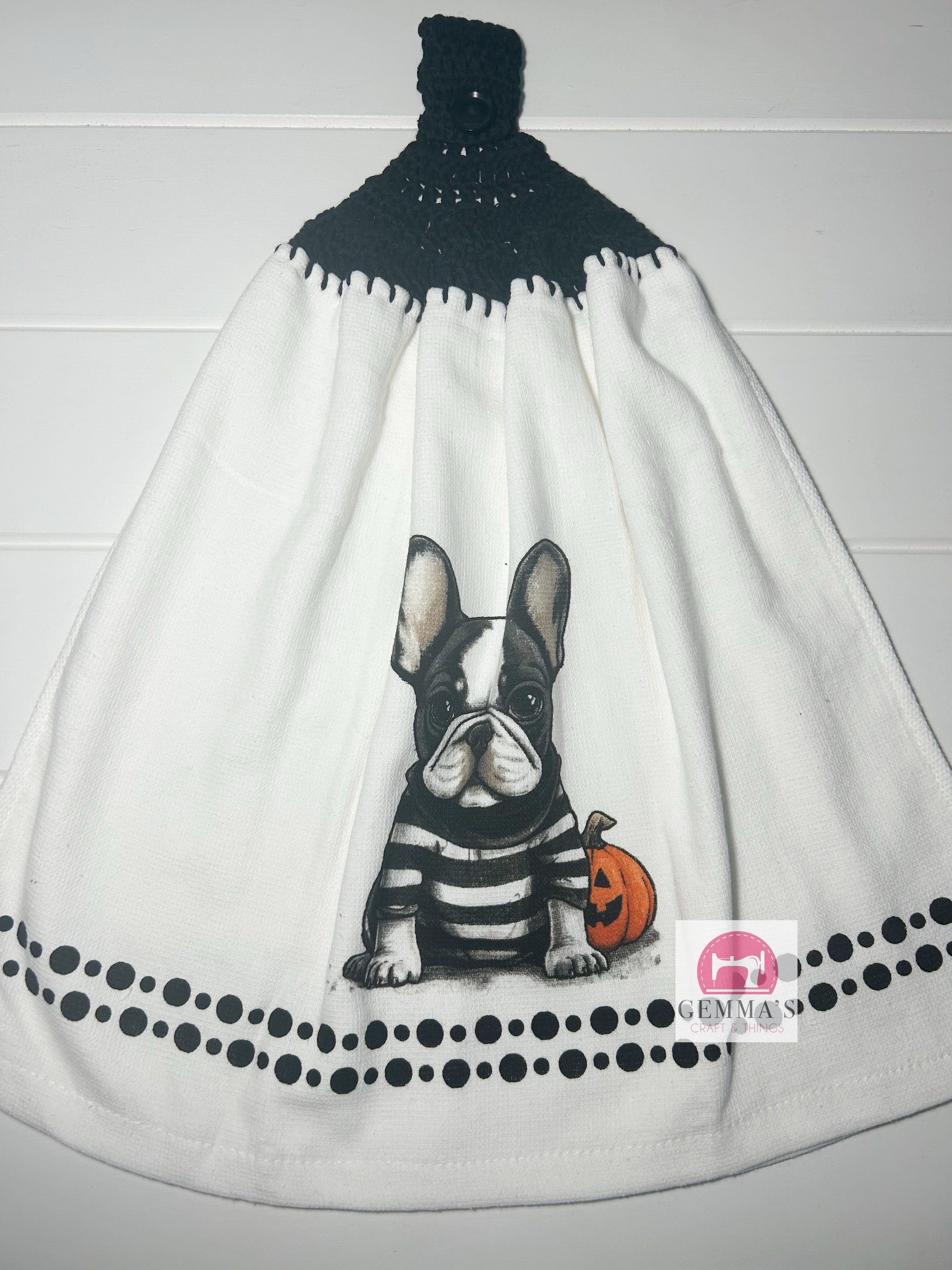 Halloween Dogs Tea Towel