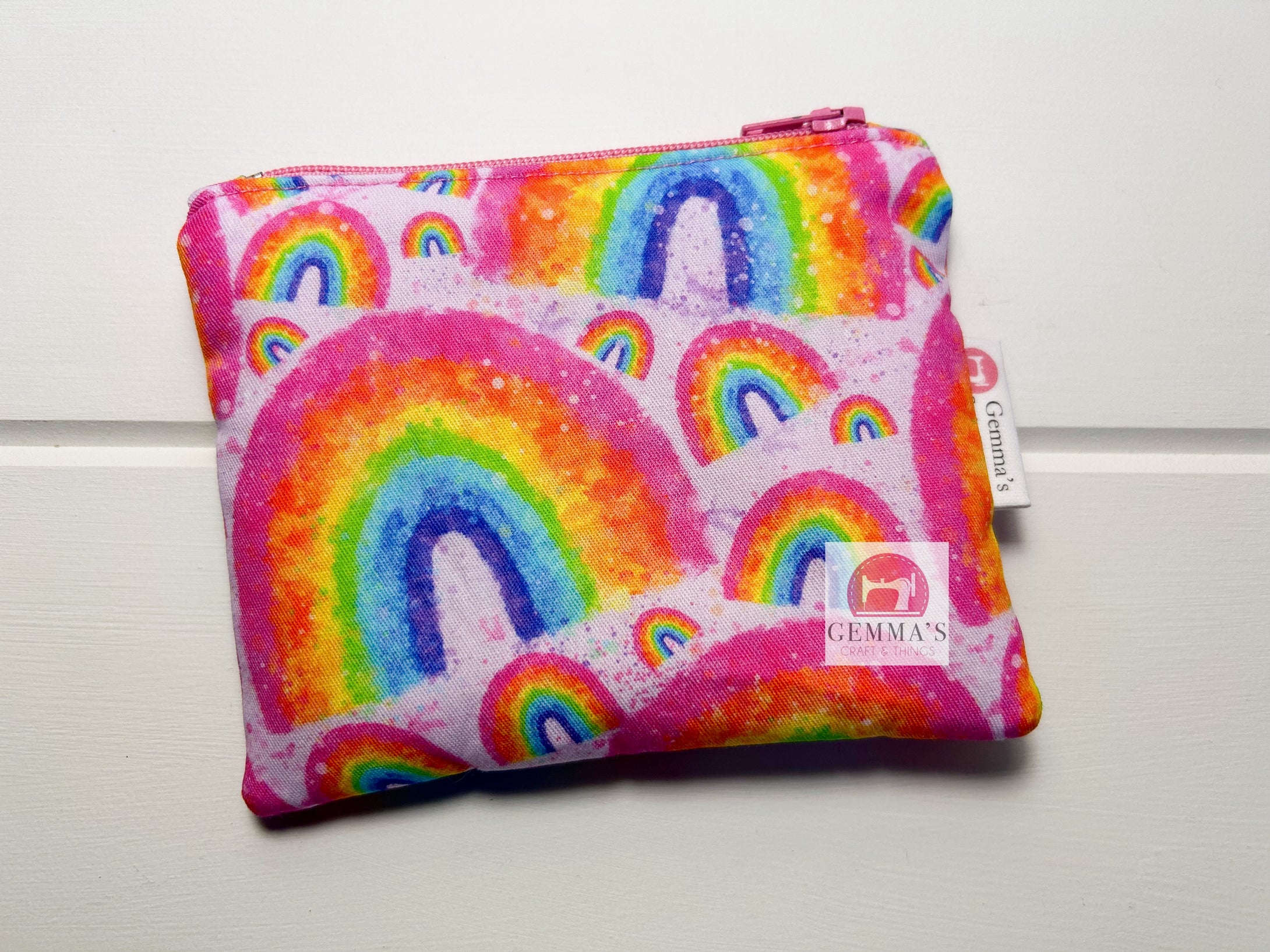 Pink Rainbow Coin Purse