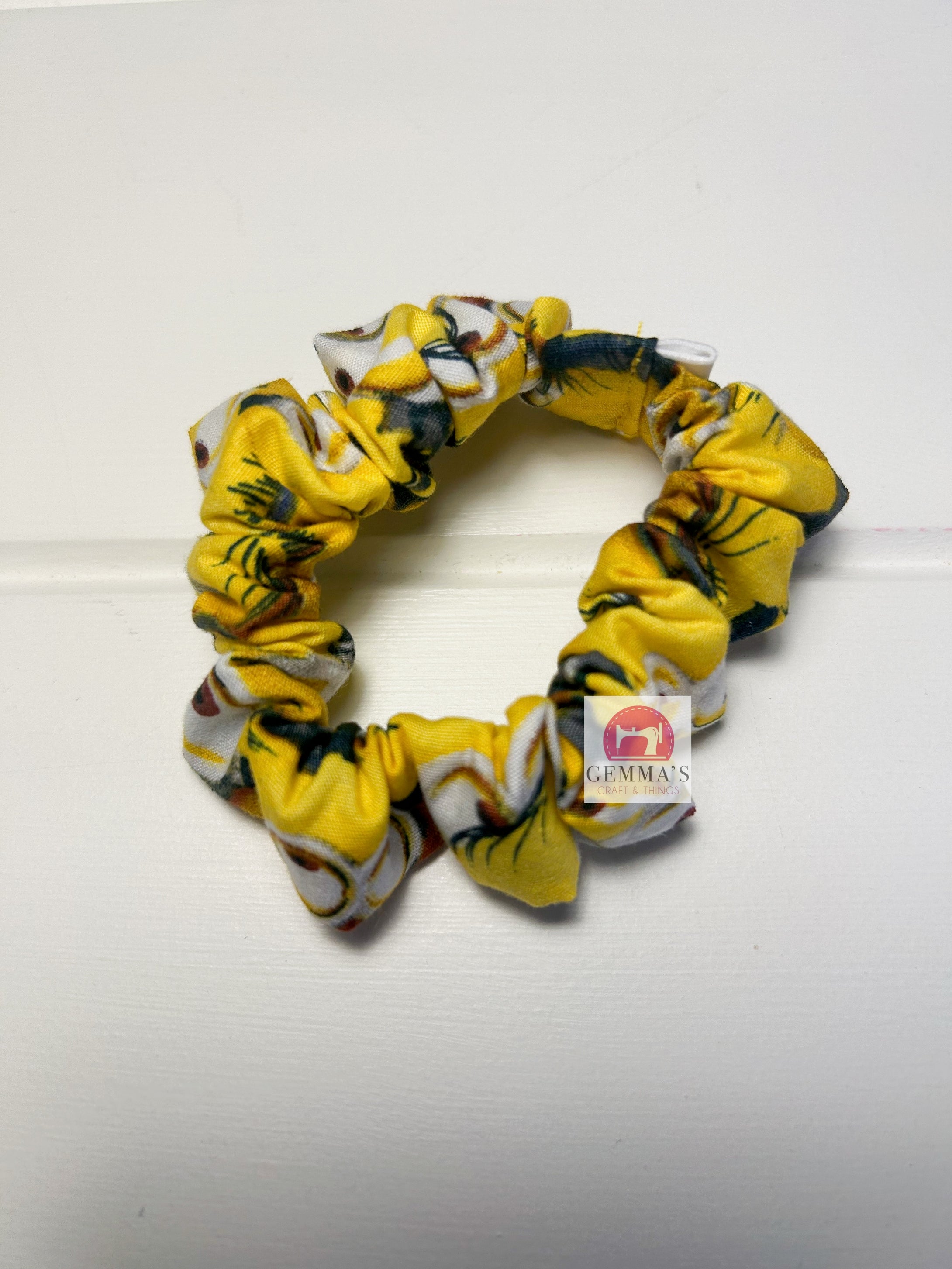 Yellow Character Mini Scrunchies