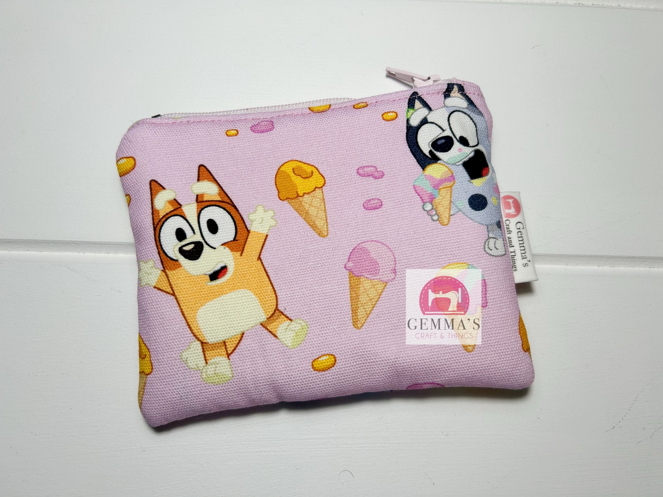 Pink Dog Coin Purse