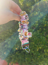 Load image into Gallery viewer, Donut Pug Scrunchie Wristlet
