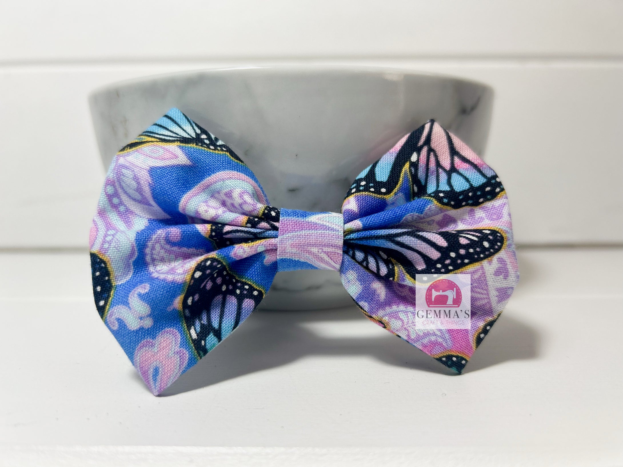 Rainbow Butterfly Large Bow