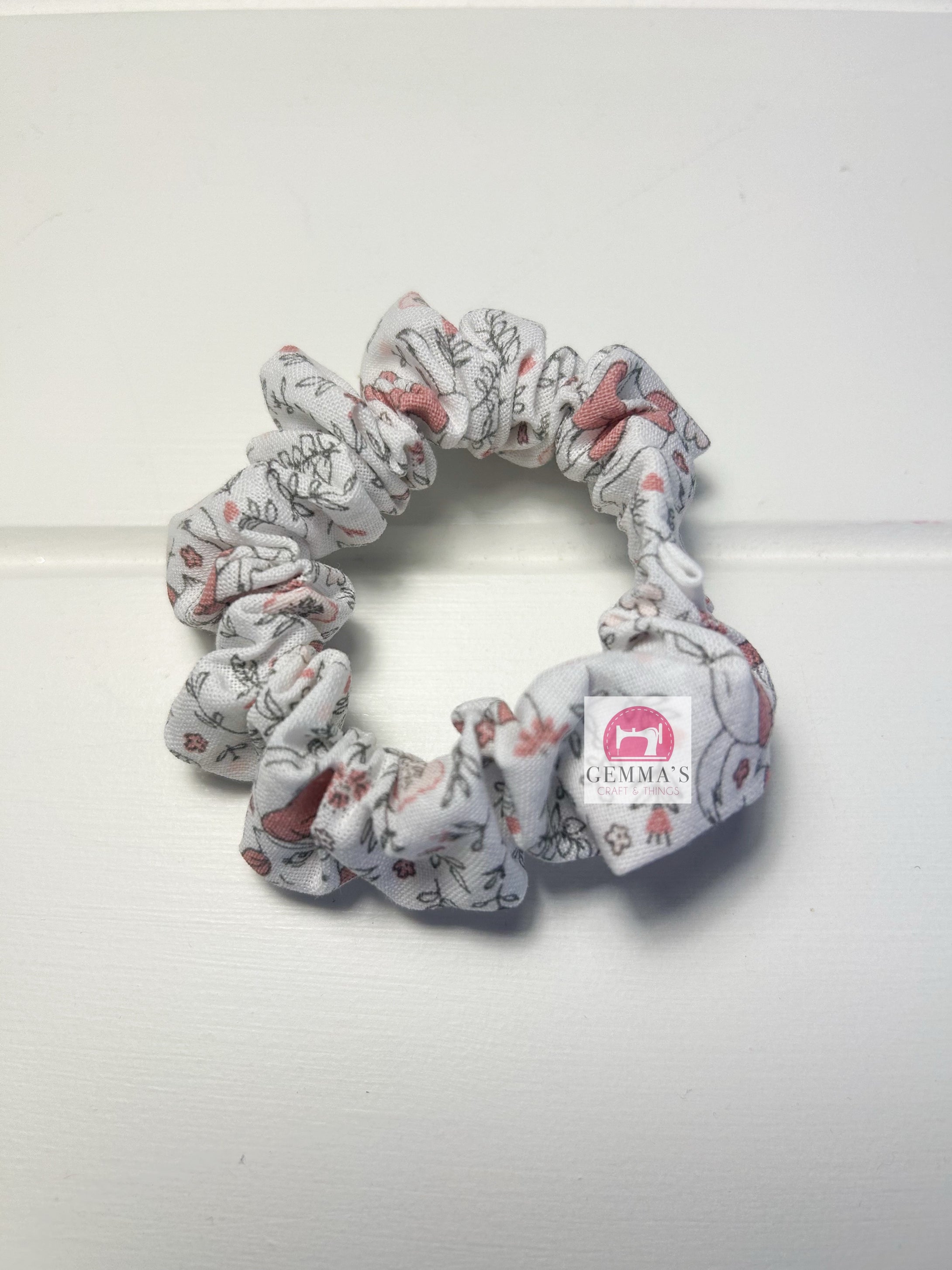 Cat Mini Scrunchie