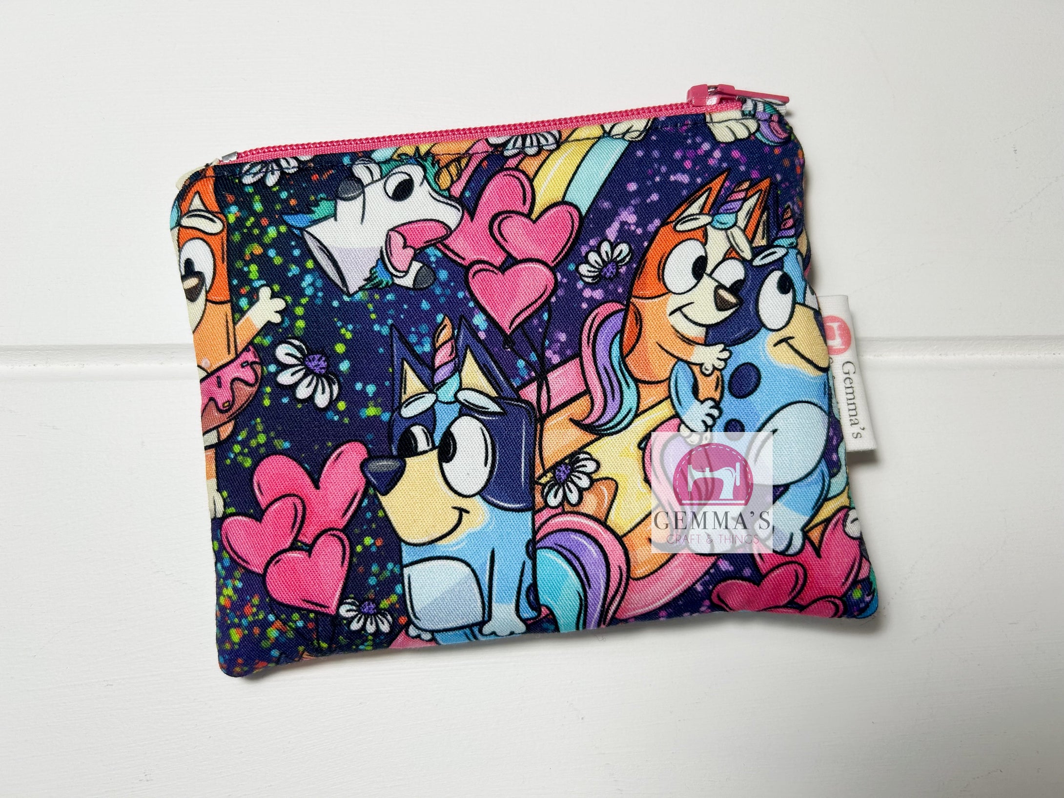 Rainbow Dog Coin Purse
