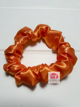 Load image into Gallery viewer, Orange Silk Scrunchie
