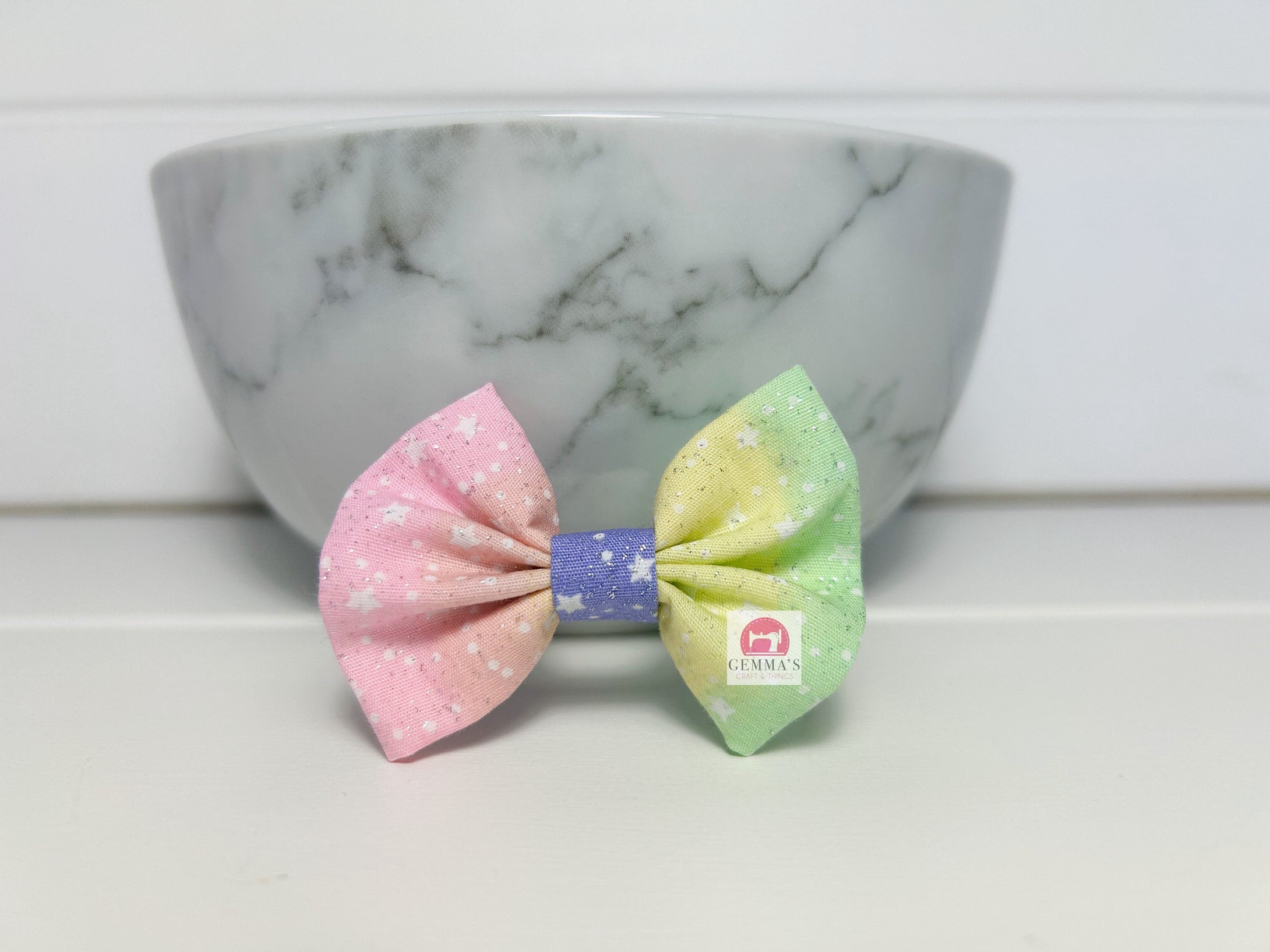 Sparkly Star Small Bow