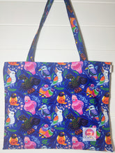 Load image into Gallery viewer, Navy Aussie Animal Shopping Bag
