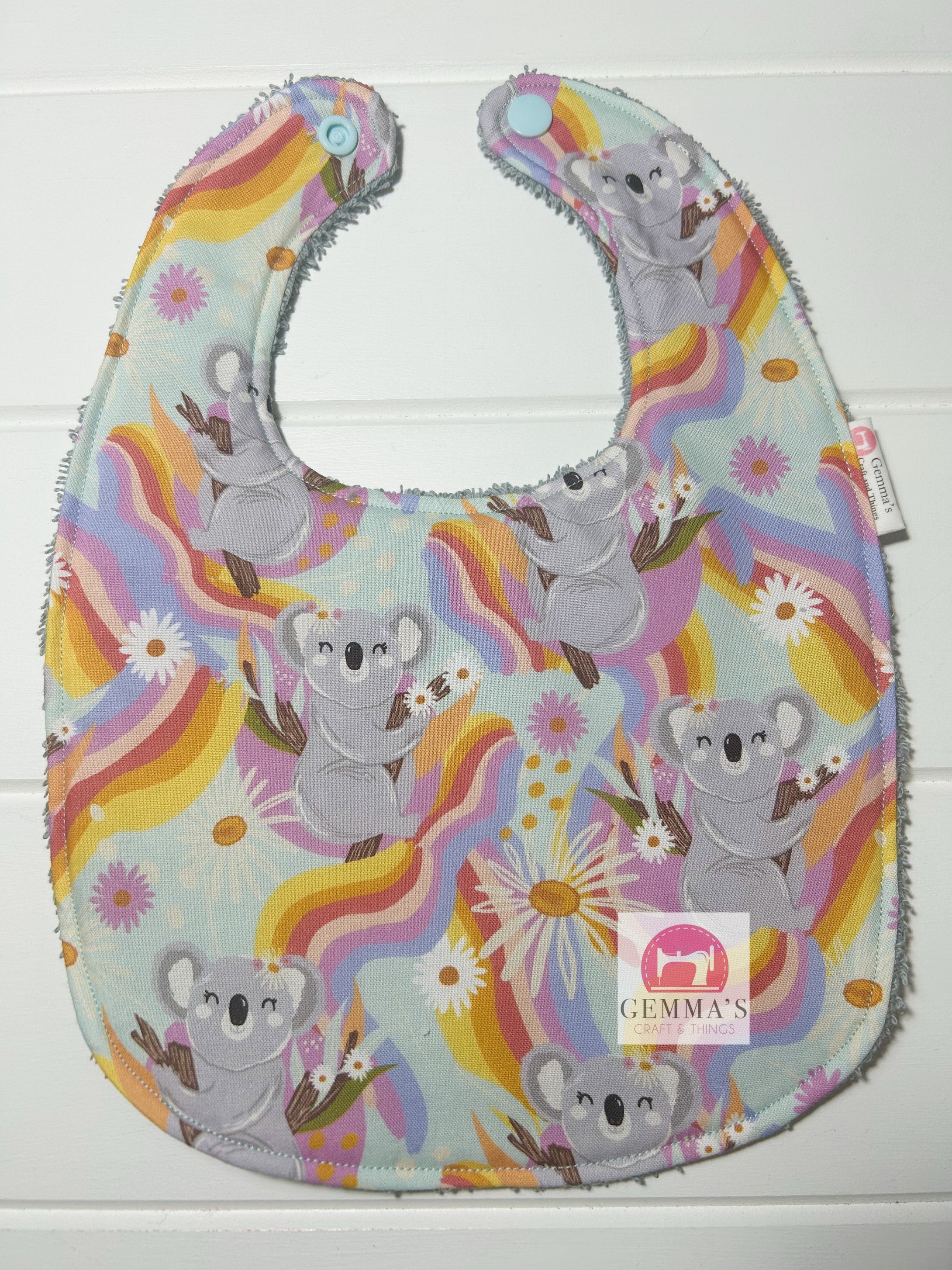 Groovy Koala Feeding Bib