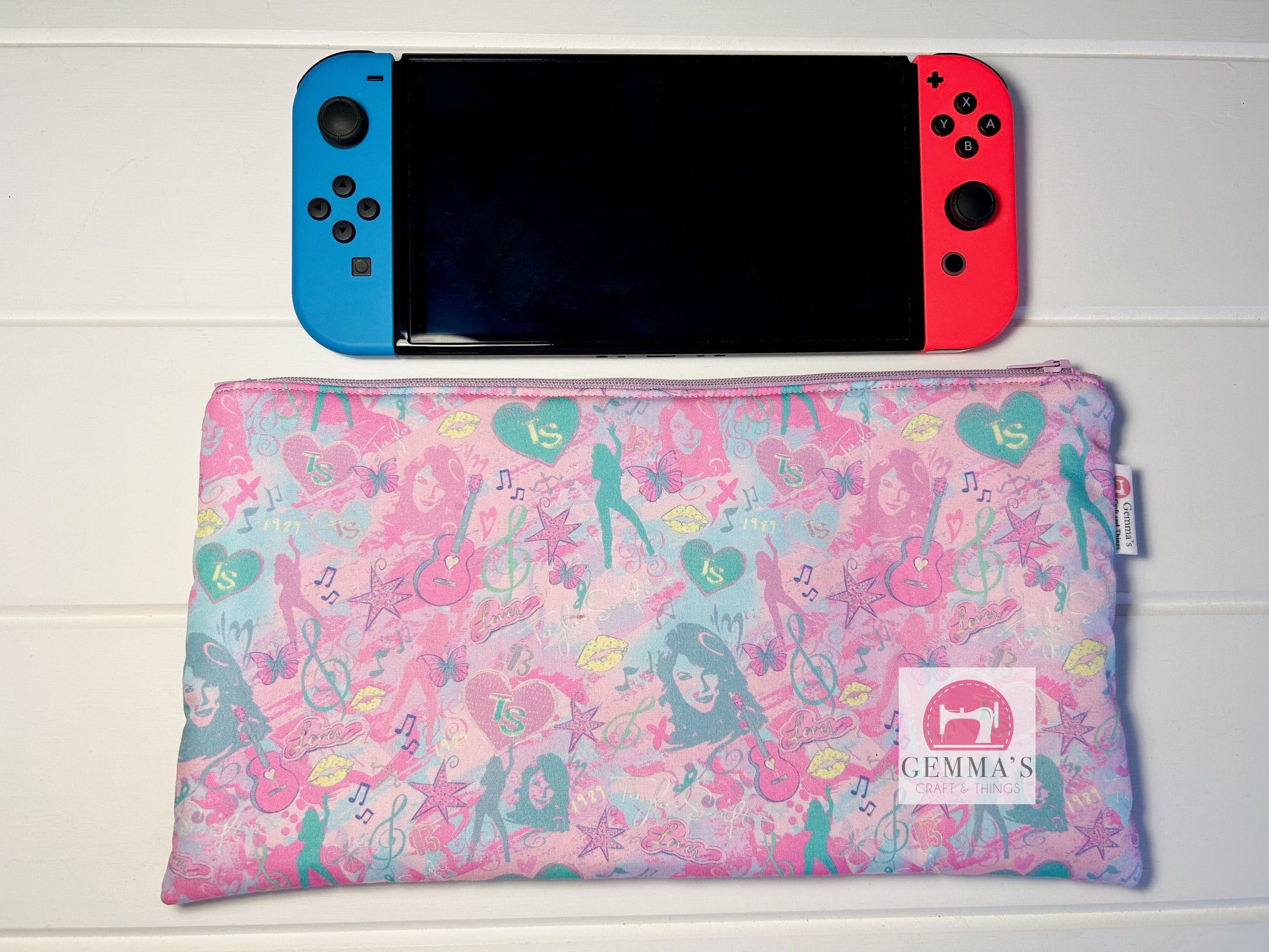 Aqua Swiftie Nintendo Switch Case