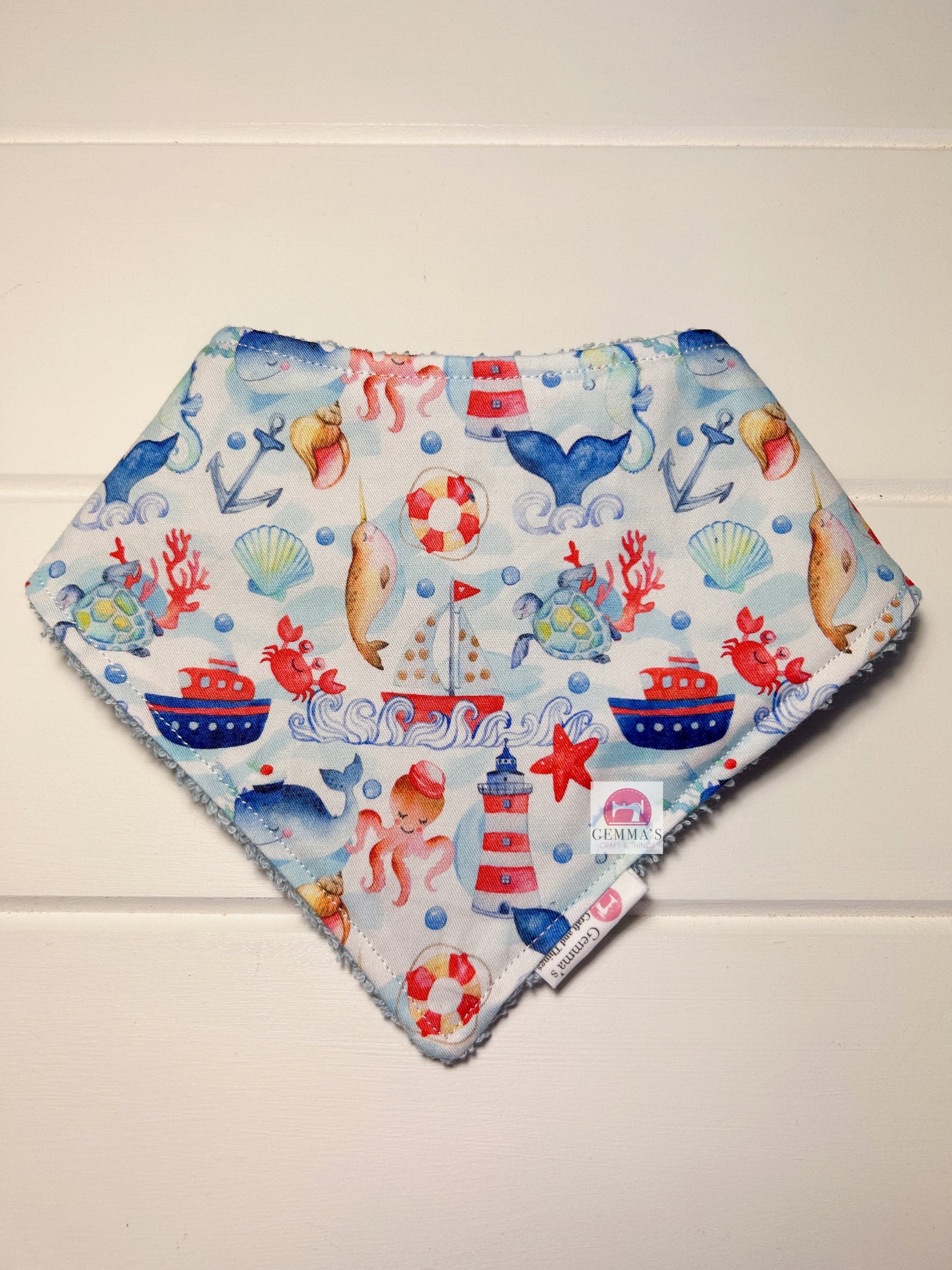 Nautical Bandanna Bib