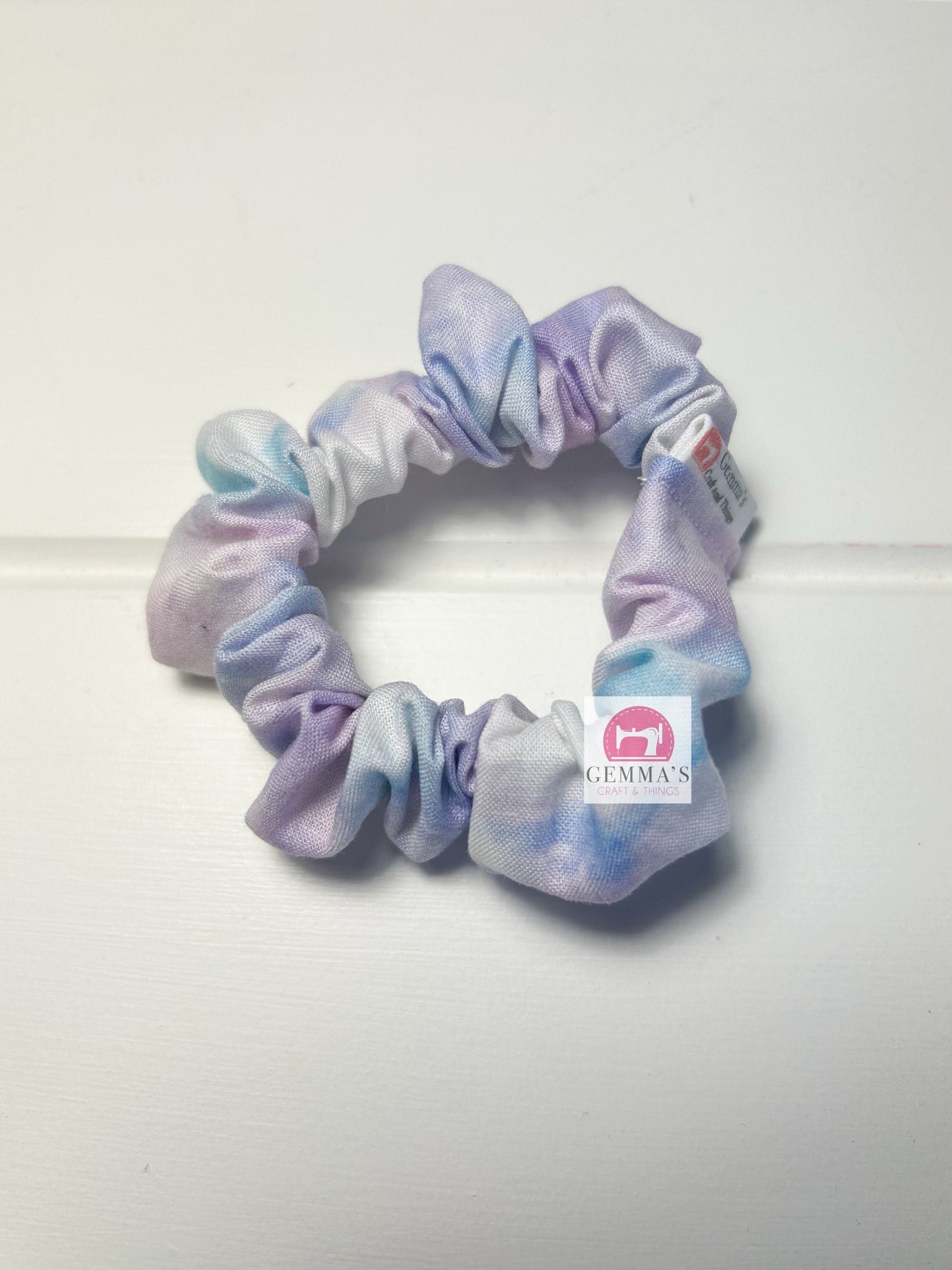 Lilac Galaxy Mini Scrunchie