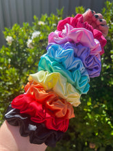 Load image into Gallery viewer, Hot Pink Silk Scrunchie
