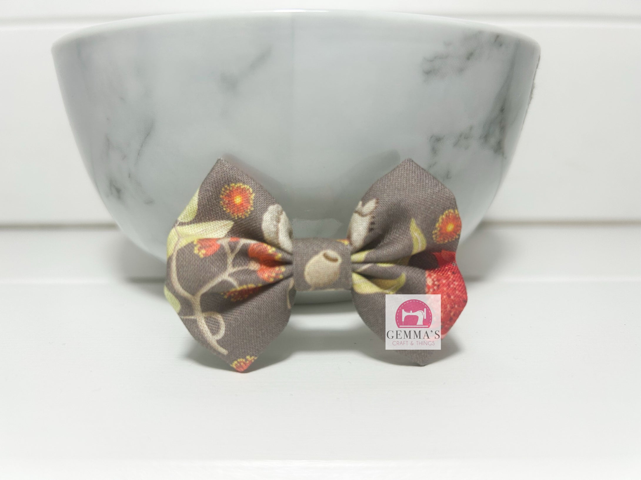 Brown Koala Small Bow