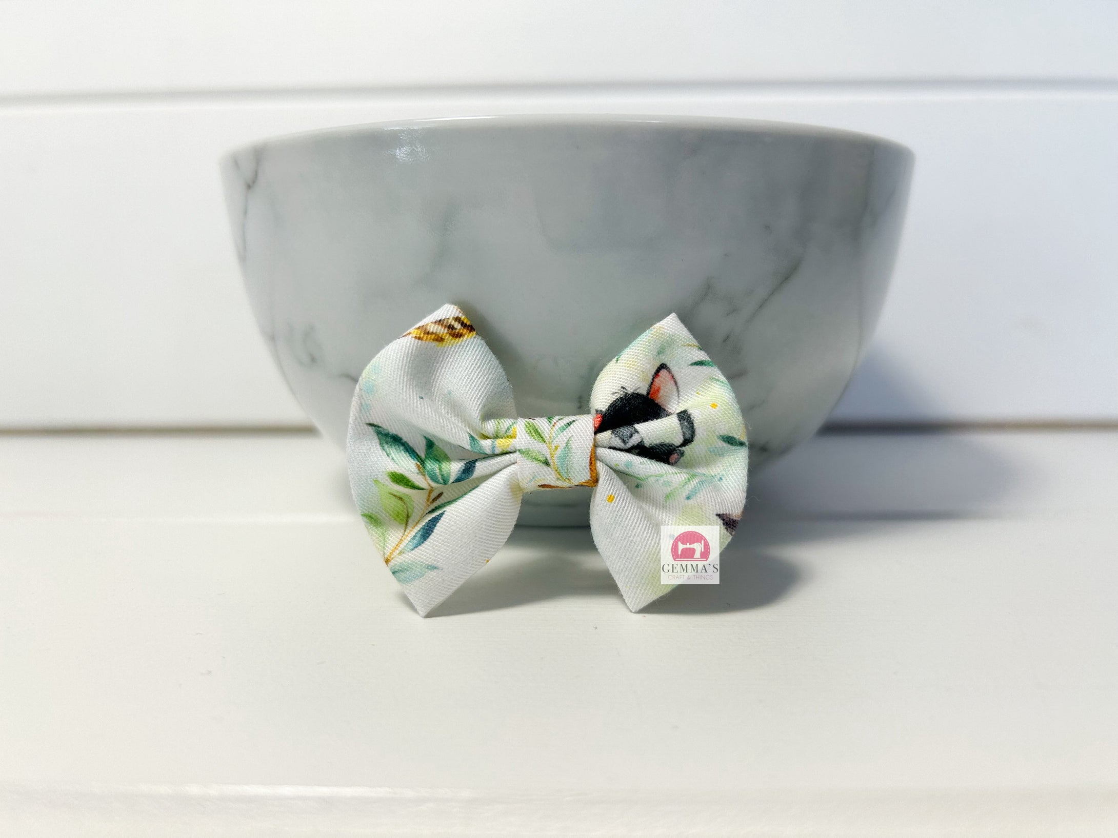 Green Aussie Animal Small Bow