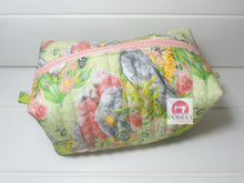 Load image into Gallery viewer, Green Aussie Bird Quilted Pouch
