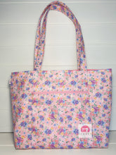 Load image into Gallery viewer, Pastel Floral Tote Bag
