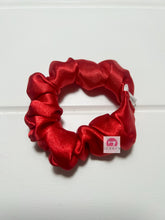Load image into Gallery viewer, Red Silk Mini Scrunchie
