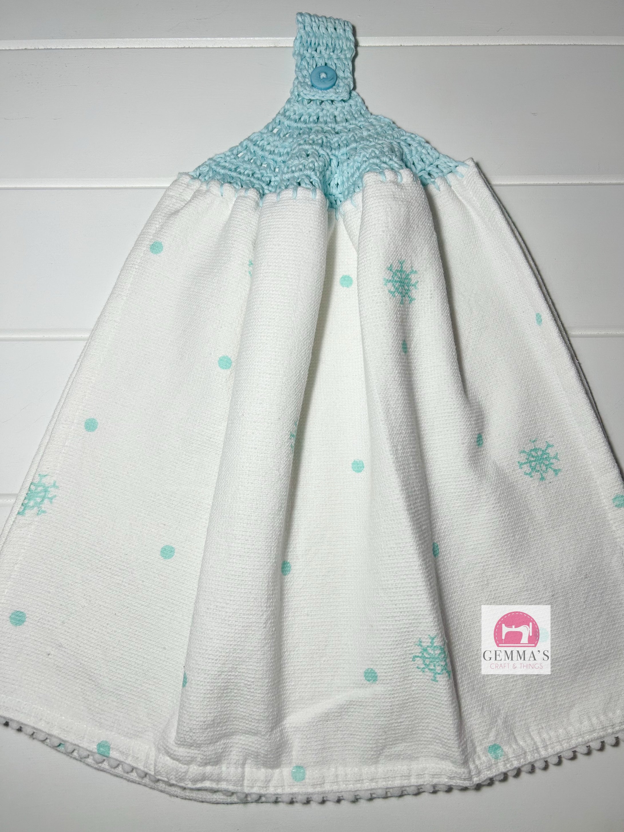 Snowflake Christmas Tea Towel