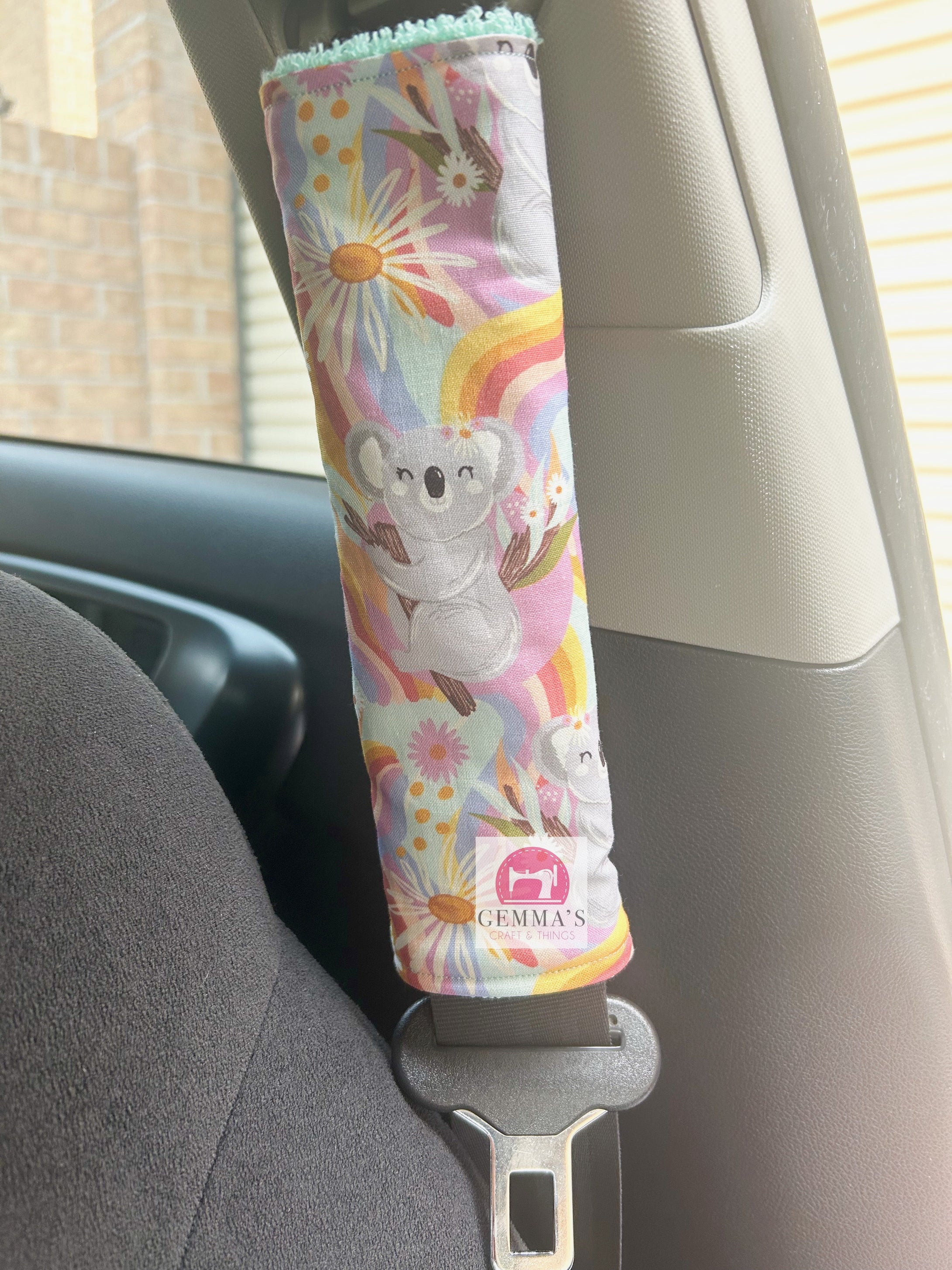 Groovy Koala Seatbelt Cover