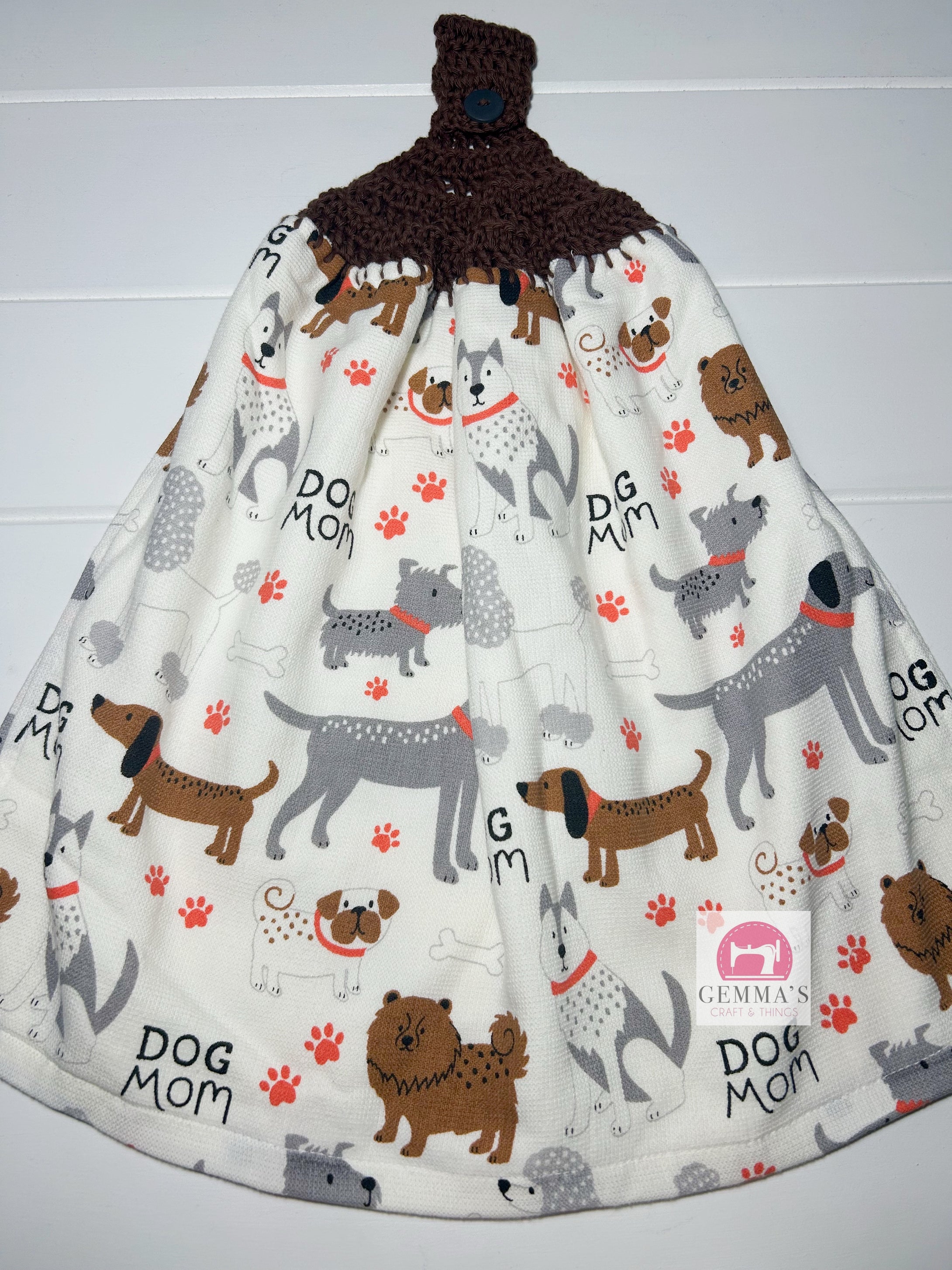 Brown Dog Tea Towel