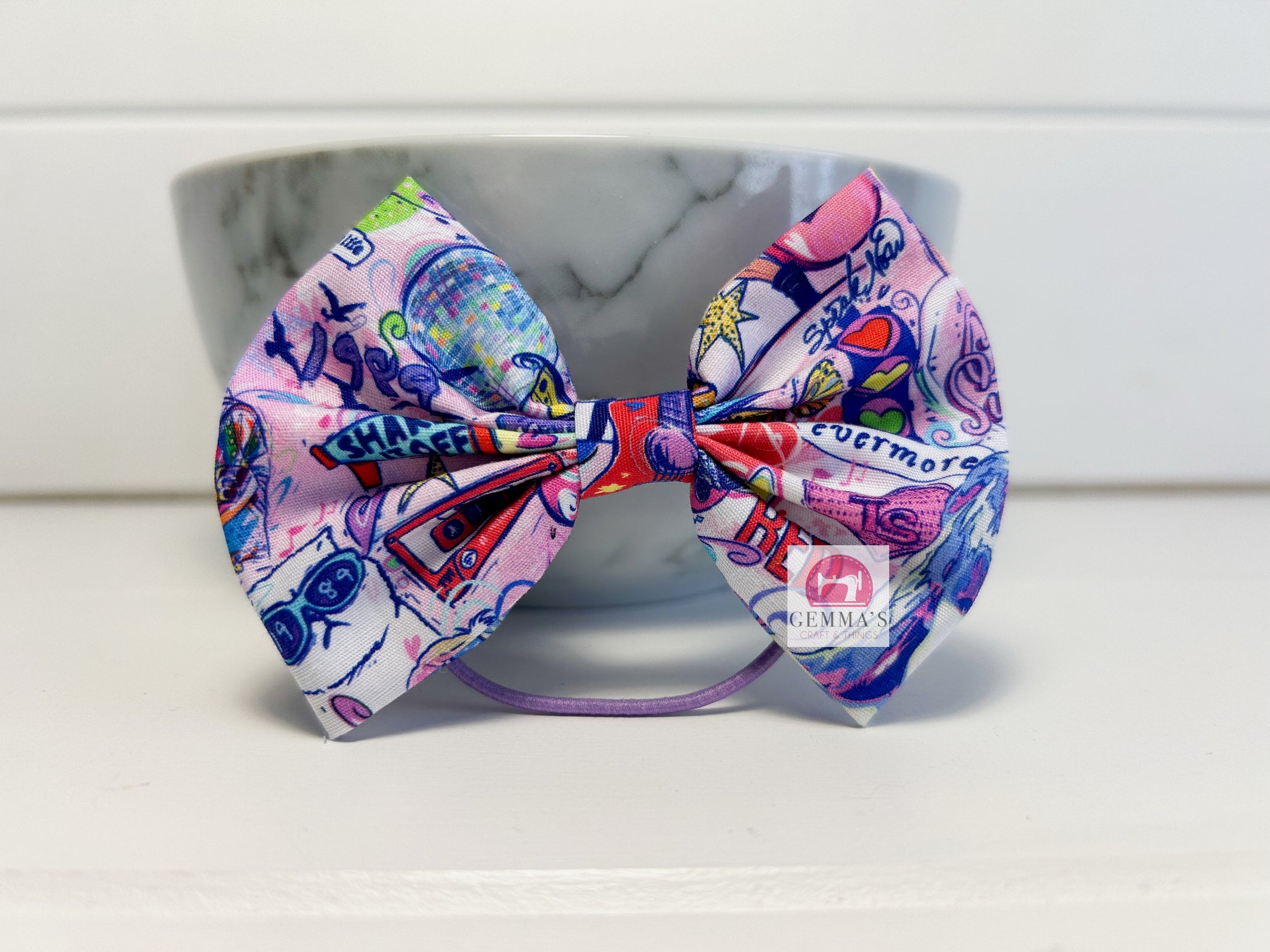 Purple Swiftie Large Bow