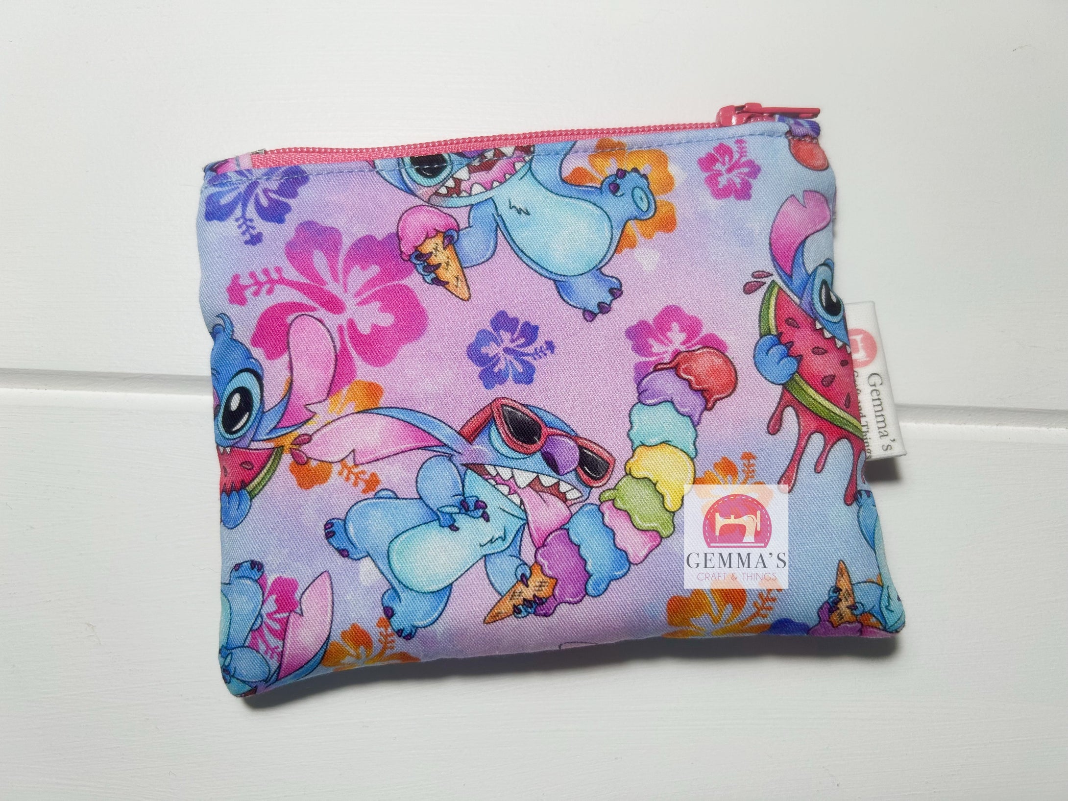 Tropical Blue Alien Coin Purse