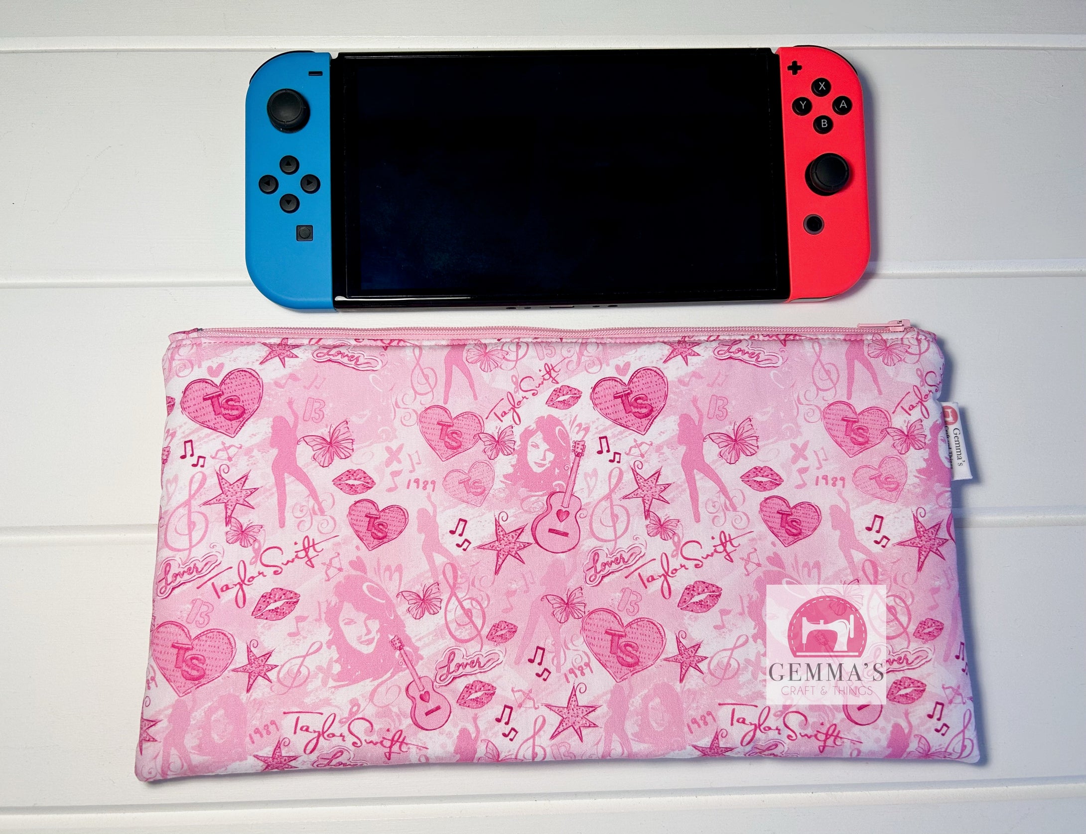 Pink Swiftie Nintendo Switch Case