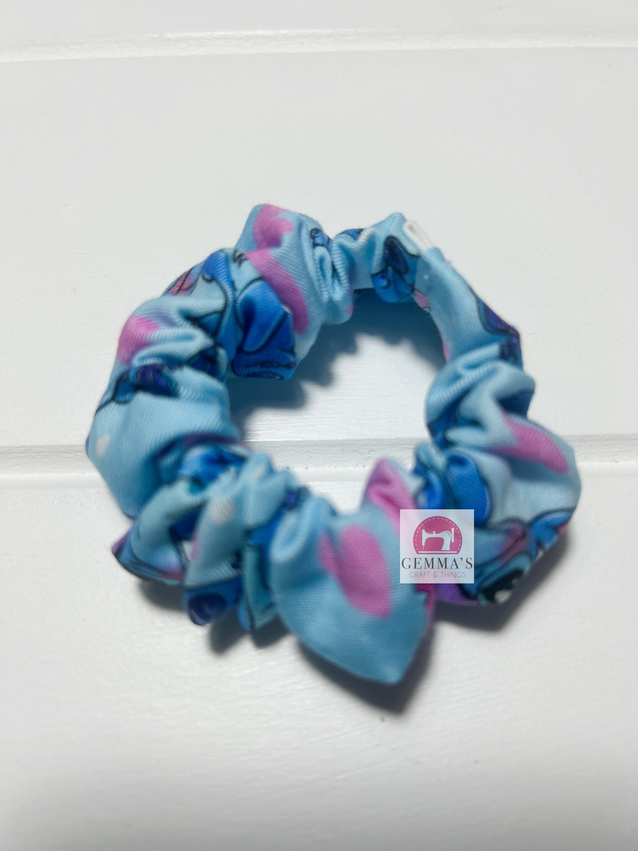 In Love Blue Alien Mini Scrunchies