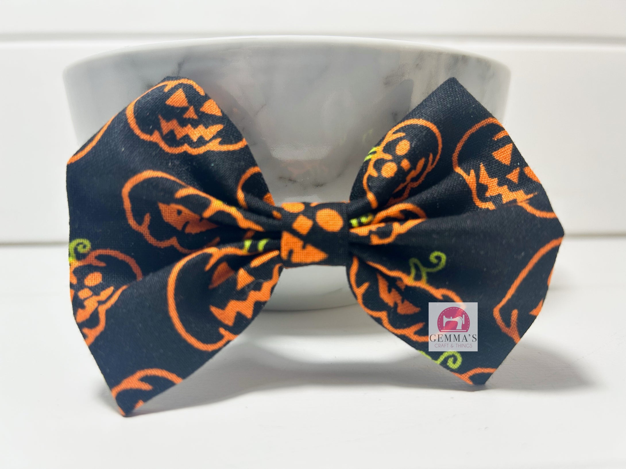 Pumpkin Large Bow