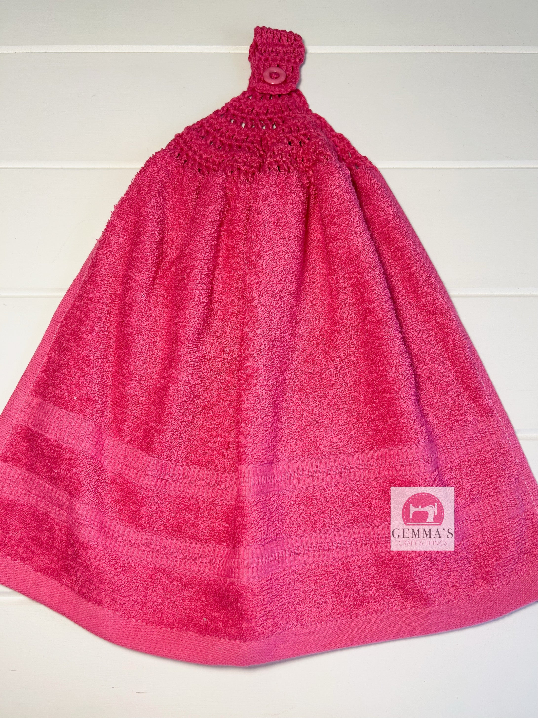 Hot Pink Tea Towel
