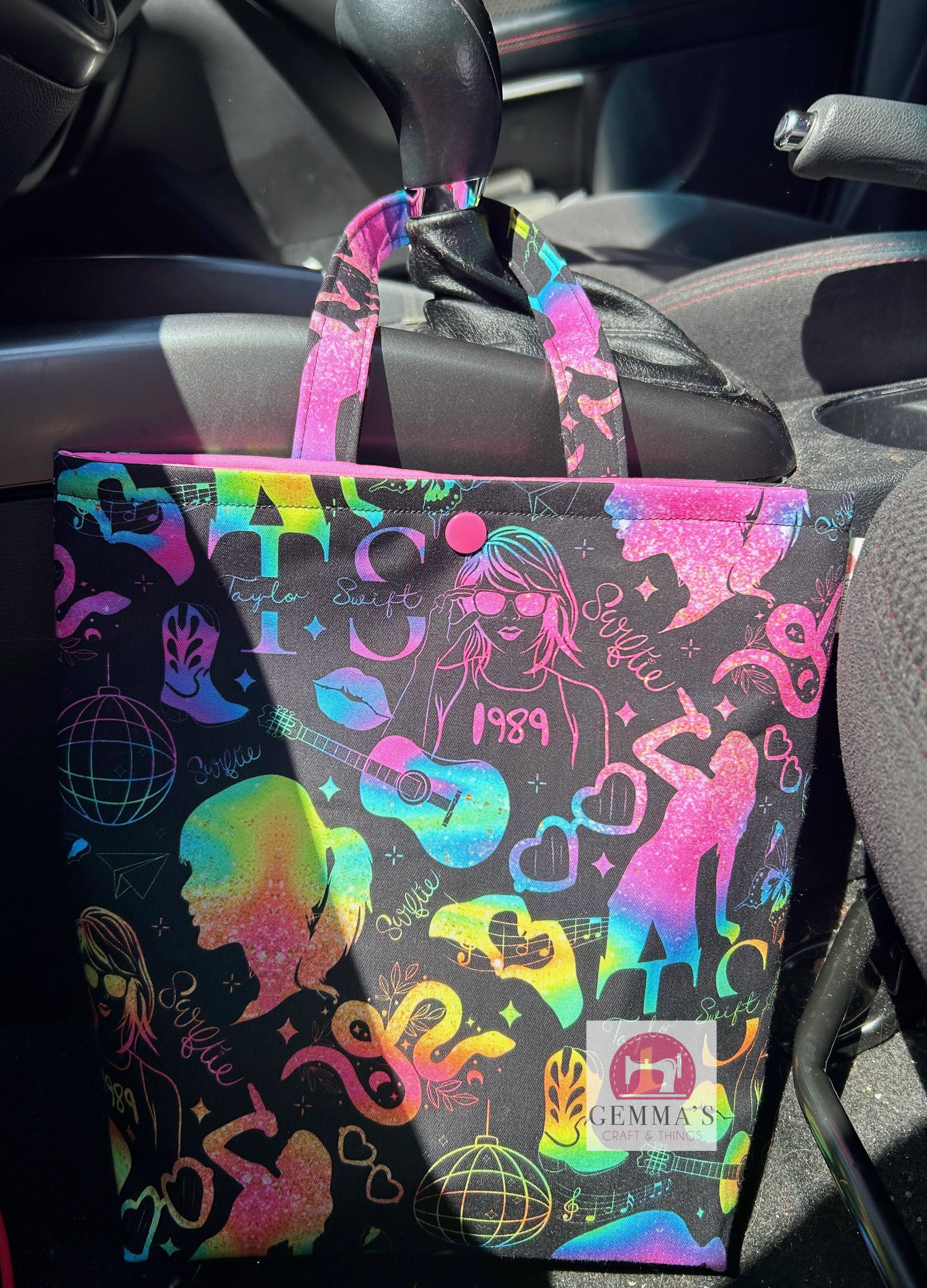 Rainbow Swiftie Car Bin Bag